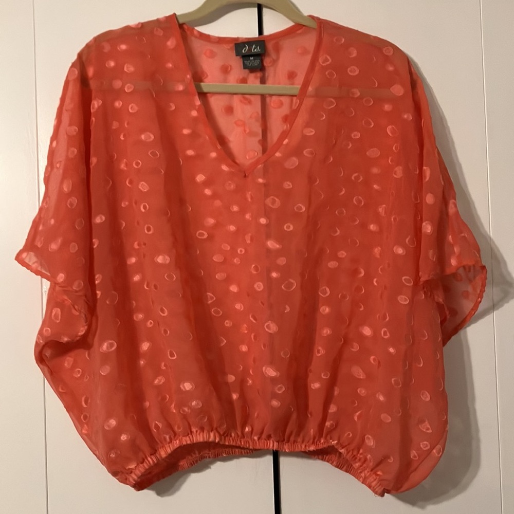Dots Oversized Top(Final Sale Price)